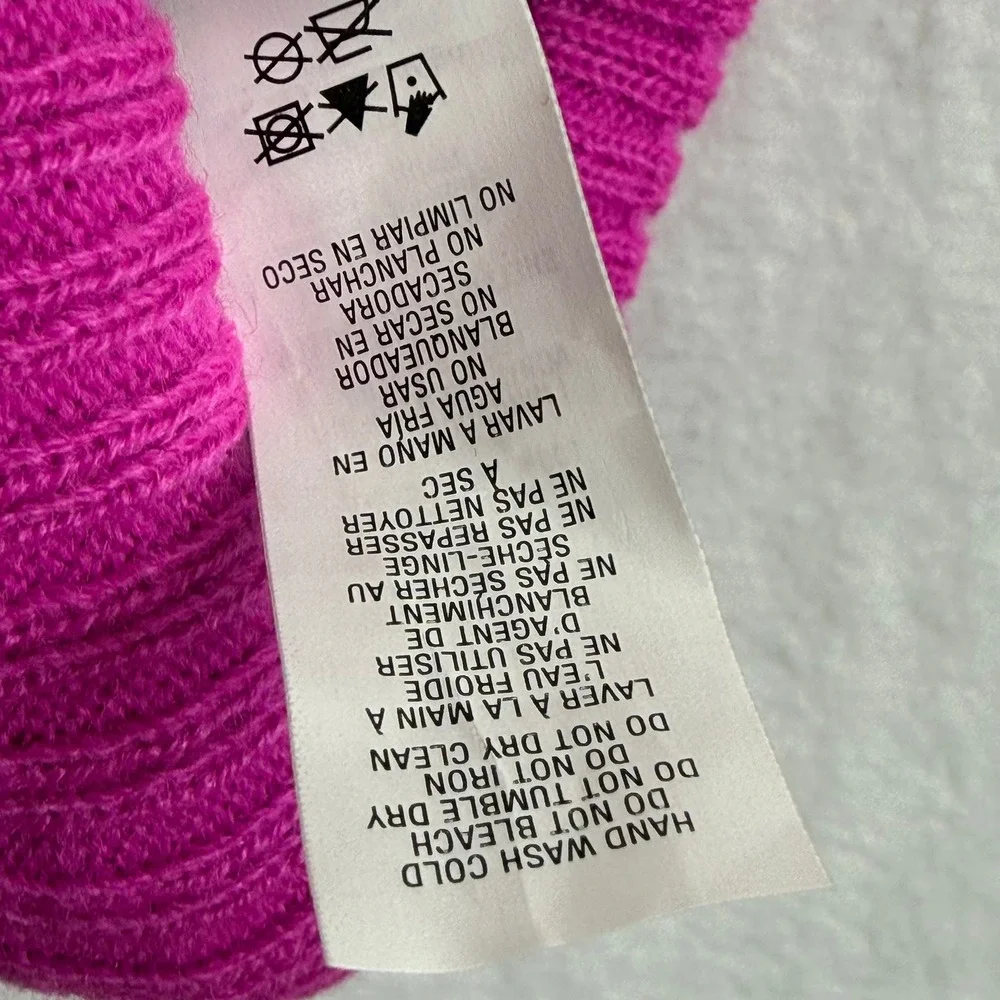 Under Armour ColdGear Girls Youth Fleece Lined Beanie‎ Hat Pink Gray